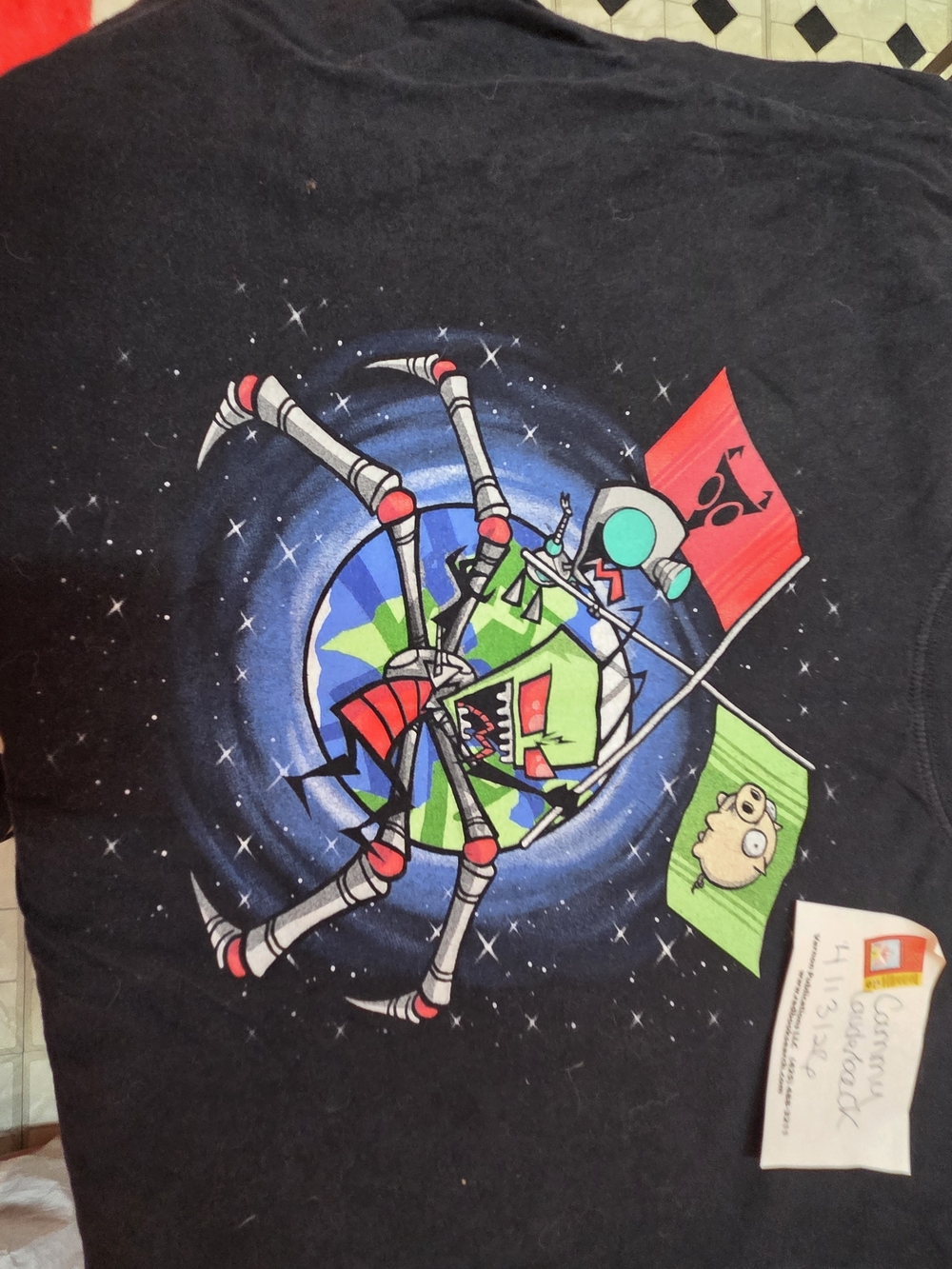 Vintage Invader Zim tee